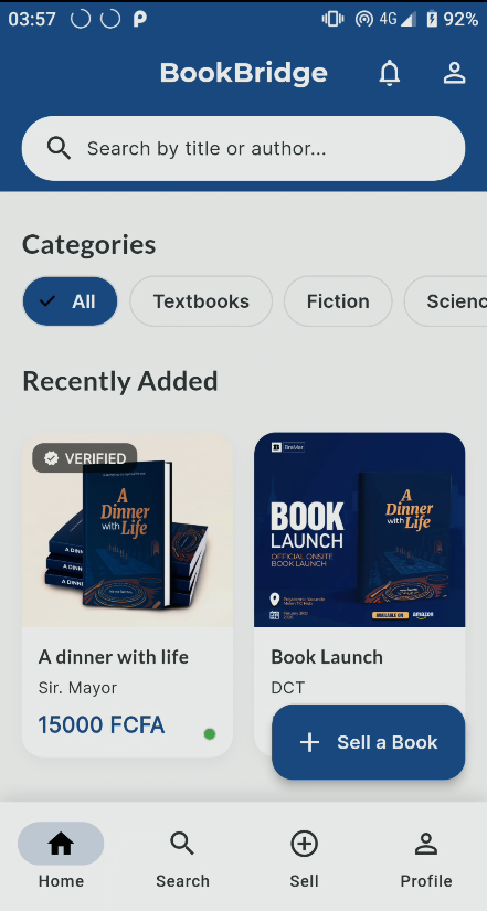 BookBridge App Preview